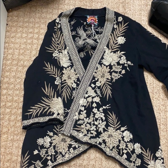 Johnny Was Sweaters - 🔥Rare Johnny Was black cardigan made in LA NWOT